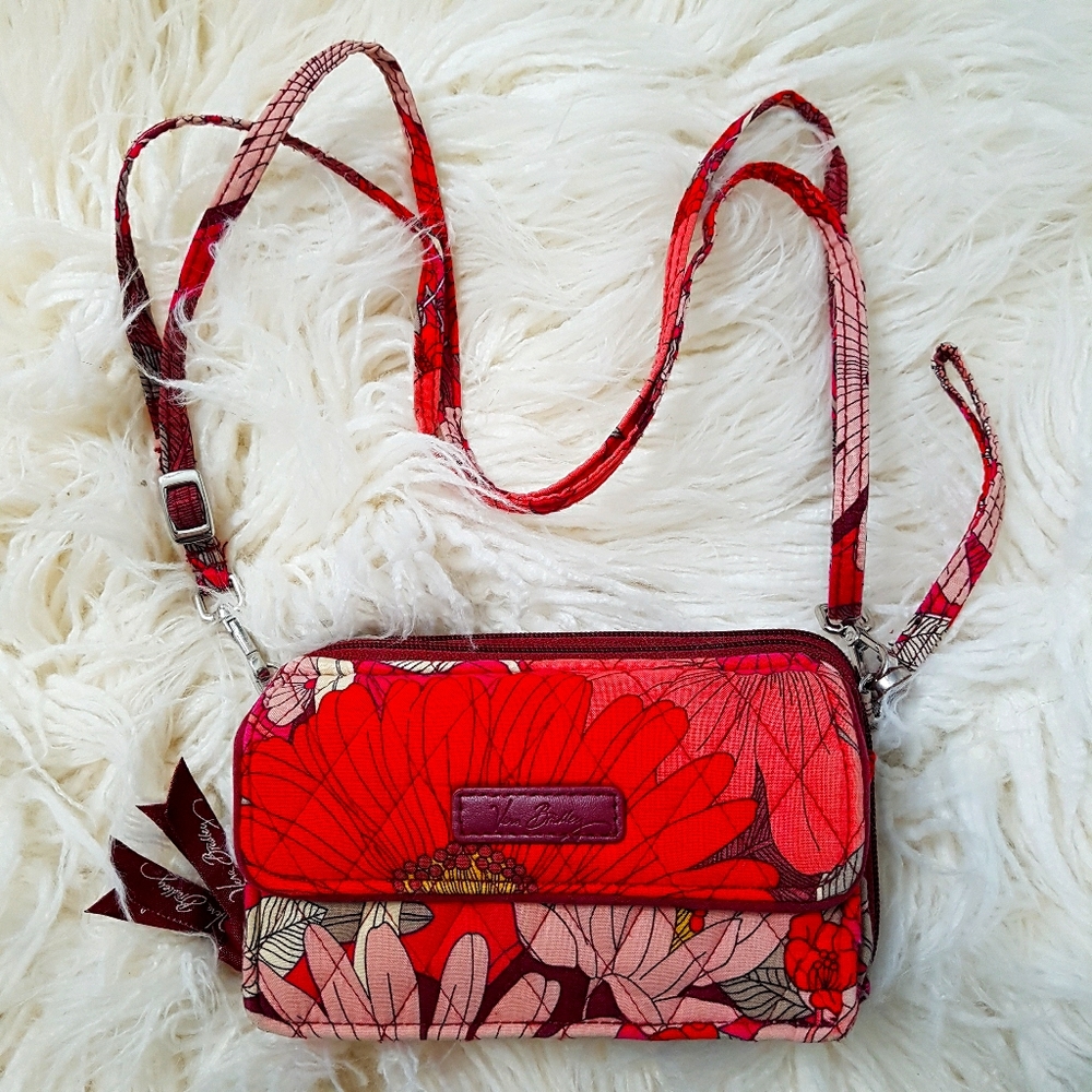 (2+1) Vera Bradley Crossbody Phone Wristlet